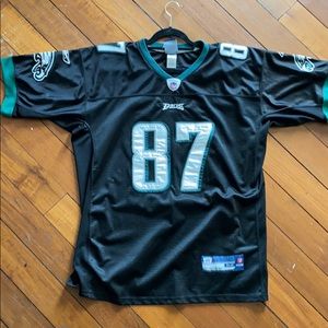 Eagles on field celek jersey